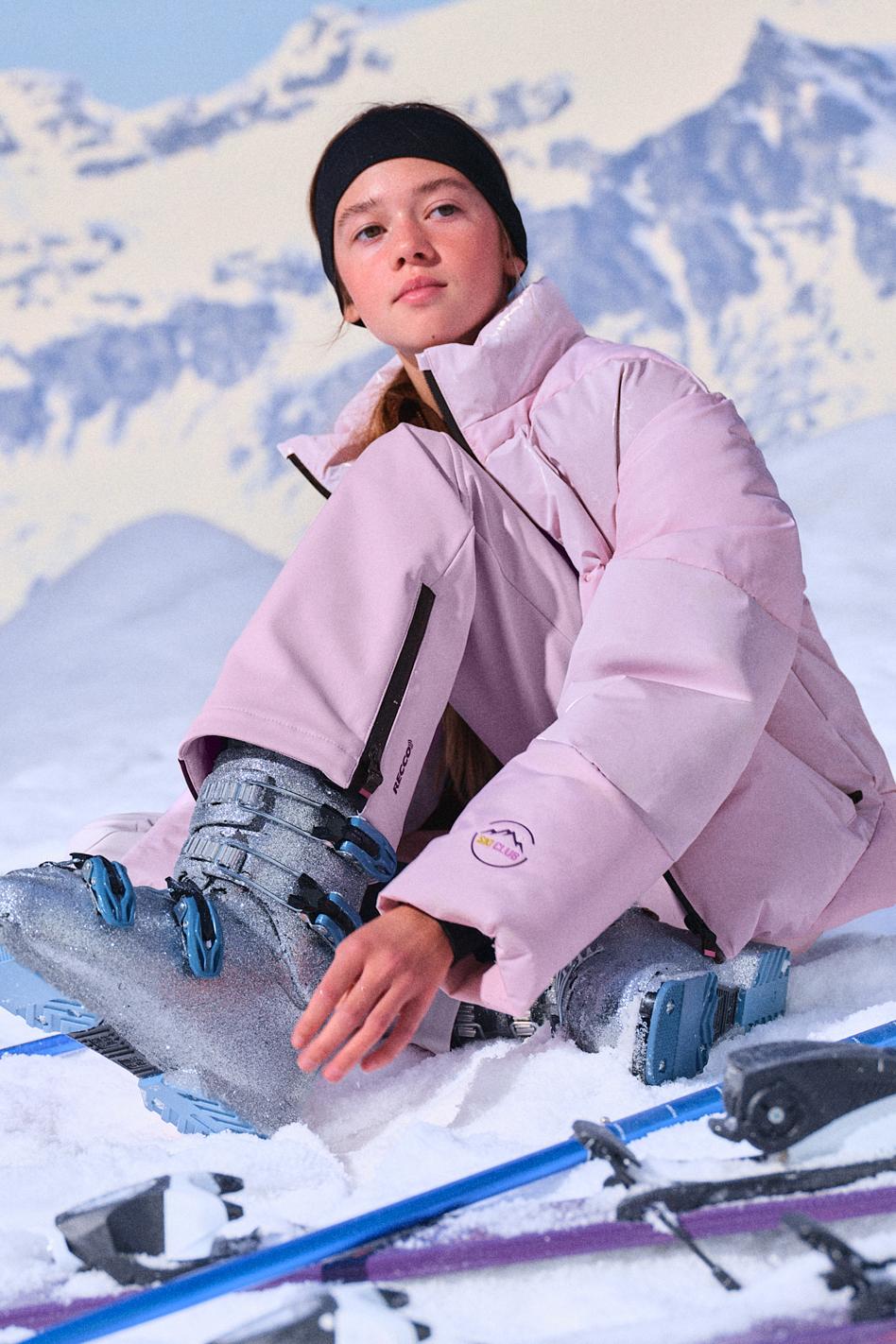80% DOWN AND 20% FEATHER PUFFER COAT WATER-RESISTANT WINDPROOF RECCO® SYSTEM SKI COLLECTION